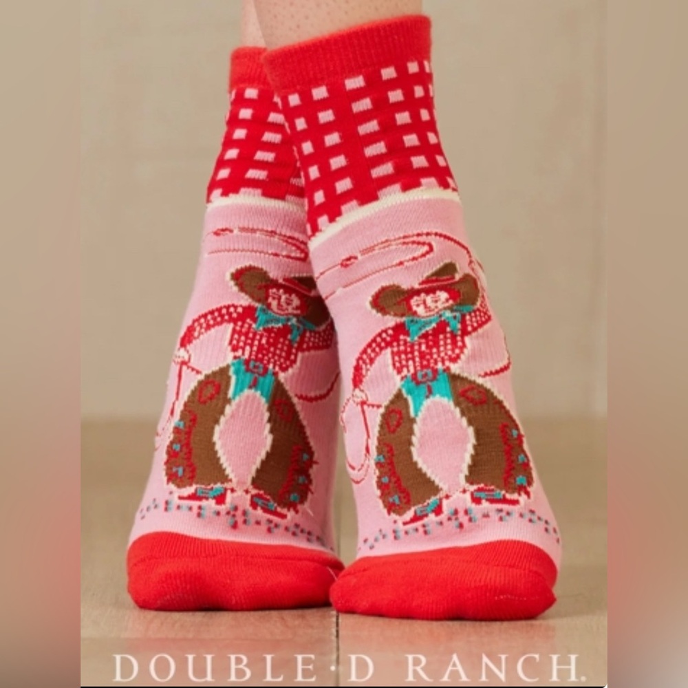 🚩 🆕 NWT  Double D Ranch “Root'n Toot'n”
          Socks. Size: OS